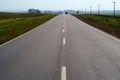 Beautiful sky cloud and asphalt road landscape argentina Royalty Free Stock Photo