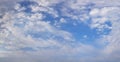 Beautiful sky cloud background. Atmosphere cloudscape skyline Royalty Free Stock Photo