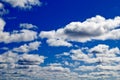 The beautiful sky with clouds Royalty Free Stock Photo