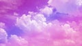 Beautiful sky and clouds in pink soft color. Royalty Free Stock Photo