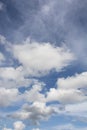 A beautiful sky and clouds scene. Royalty Free Stock Photo