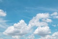 Beautiful sky and clouds in soft color.Soft  cloud in the sky background blue tone. Royalty Free Stock Photo