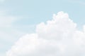 Beautiful sky and clouds in soft color.Soft  cloud in the sky background blue tone. Royalty Free Stock Photo