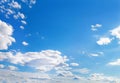 Beautiful sky with fluffy cirrocumulus clouds soft focus. Heavenly clouds background in summer day. Concept of freedom.