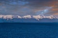 Beautiful Sky over Alaskan Mountain Range