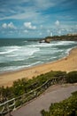 Beautiful sky over Biarritz, France Royalty Free Stock Photo