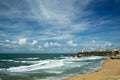 Beautiful sky over Biarritz, France Royalty Free Stock Photo