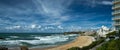 Beautiful sky over Biarritz, France