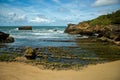 Beautiful sky over Biarritz, France Royalty Free Stock Photo