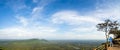Beautiful sky over mountains and photographers at Pha Mor E Daeng, Sisaket, Thailand Royalty Free Stock Photo