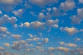Clouds in the blue sky, sky sight, natural pattern in the sky