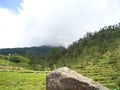 Beautiful sky view at Gedong songo temple