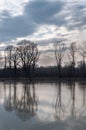 Beautiful sky and the view of the river