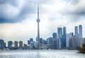 Beautiful Skyline view of Toronto downtown, Canada