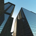 Beautiful skyscrapers, city panorama Royalty Free Stock Photo