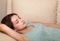 Beautiful sleeping young woman Royalty Free Stock Photo