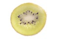 Beautiful slice of fresh juicy kiwi Royalty Free Stock Photo