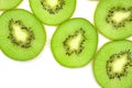 Beautiful slice kiwi Royalty Free Stock Photo