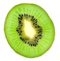 Beautiful slice kiwi