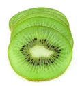 Beautiful slice kiwi Royalty Free Stock Photo