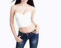 Beautiful slim woman body Royalty Free Stock Photo