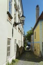 Beautiful small alleyway in buden austria