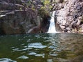 Beautiful Small Branch Water Fall With Nature Swimming Pool on Andhra Pradesh Mountain. Sadasiva Kona Water Falls, Tada falls, Royalty Free Stock Photo