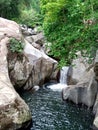 Beautiful small rainfall in Sri Lanka Royalty Free Stock Photo