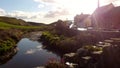 Beautiful small river near the cliffs of moher in Ireland