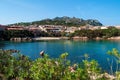 The beautiful small seaside town of Porto Cervo on the island of Sardinia Royalty Free Stock Photo