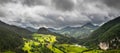 Beautiful small Spajici lake on Tara mountain in Serbia Royalty Free Stock Photo