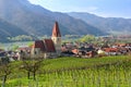 Beautiful small village of Weissenkirchen-in-der-Wachau. Lower Austria.