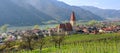 Beautiful small village of Weissenkirchen-in-der-Wachau. Lower Austria. Royalty Free Stock Photo