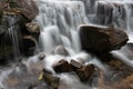 Beautiful small waterfall in rain forest at  Mae-Kam-Pong , Chiang Mai,Thailand Royalty Free Stock Photo