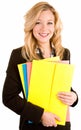 Beautiful Smiling Blonde Businesswoman