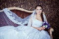 Beautiful smiling bride Royalty Free Stock Photo