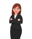 Beautiful smiling business woman showing thumbs up sign / gesture. Like, agree, approve, positive . Royalty Free Stock Photo