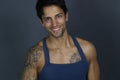 Beautiful smiling man wearing a tank top Royalty Free Stock Photo