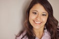 Smiling multi ethnic young woman