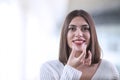 Beautiful smiling Turkish woman