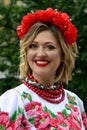 Beautiful smiling Ukrainian woman