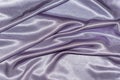 Beautiful smooth elegant wavy violet purple satin silk luxury cloth fabric texture, abstract background design. Card or banner Royalty Free Stock Photo