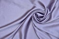 Beautiful smooth elegant wavy violet purple satin silk luxury cloth fabric texture, abstract background design. Card or banner Royalty Free Stock Photo