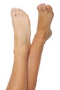 Beautiful, smooth female legs. Royalty Free Stock Photo