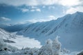 Beautiful Snow Covered Himalayan Peaks Royalty Free Stock Photo