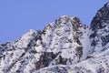 Snow covered mountain around Passo Tonale