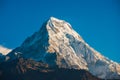 Beautiful snow mountain of Annapurna Himalayan Range