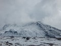 Snow covered mountain