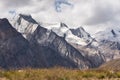 Beautiful snow mountain peak in Zanskar valley, Himalaya mountains range in Ladakh region, north India Royalty Free Stock Photo