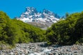 Cerro Castillio mountain national park in Chile, Aysen, Ptagonia